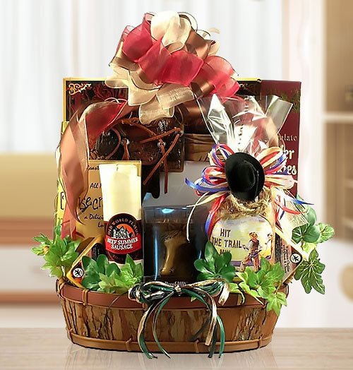 Real Cowboys! Cheese & Crackers Gift Basket