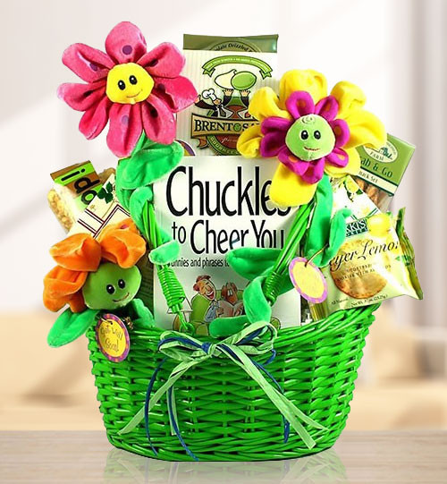 Cheer Up! Gift Basket with Tasty Gourmet Treats