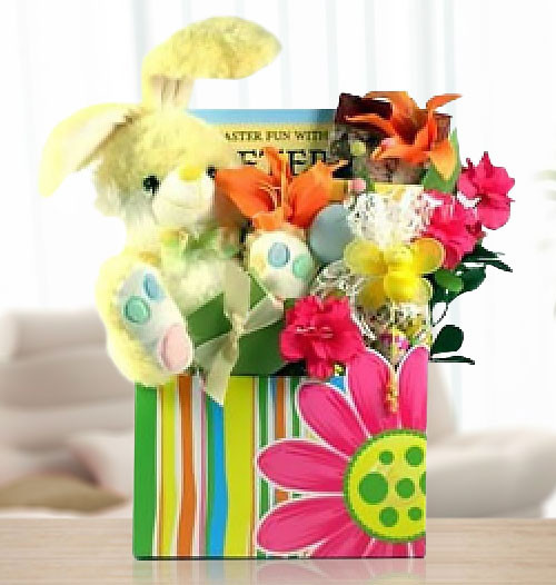 Chocolate Easter Eggs, Bunny Gourmet Gift Basket