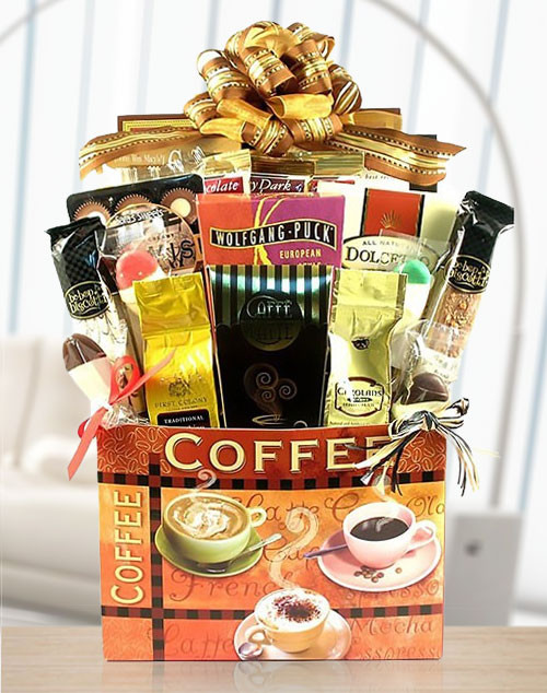 Deluxe Coffee Selection Sweet Gift Basket