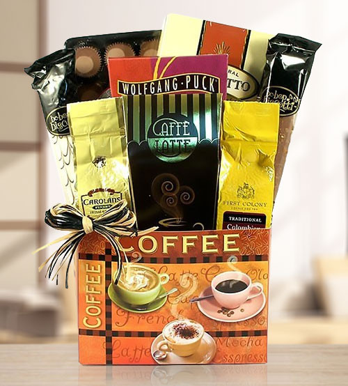 Coffee Selection Sweet Gift Basket