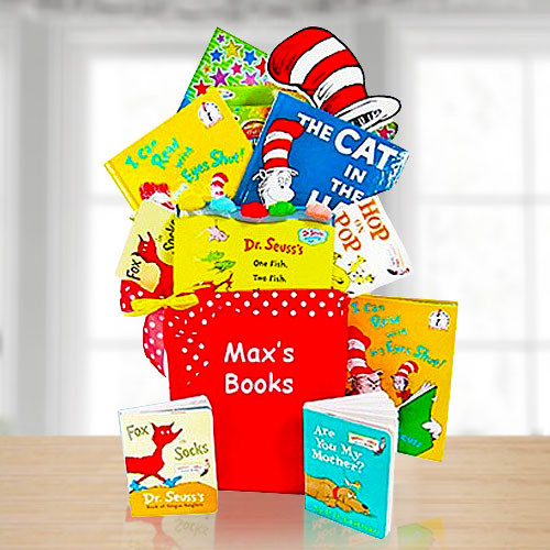 Dr. Seuss Library Gift Basket