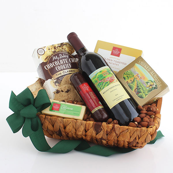 Chardonnay Gourmet Snacks Gift Basket  