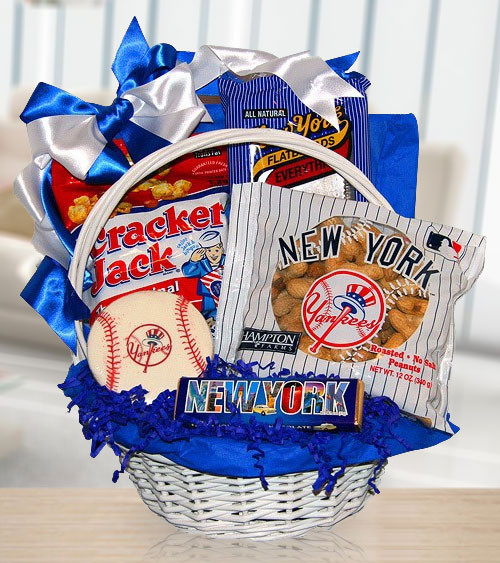 For Yankees Fans Gift Basket of Snacks by