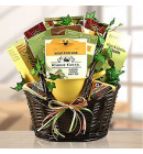 Tea & Snacks by the Fire Gift Basket