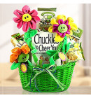 Cheer Up! Gift Basket with Tasty Gourmet Treats