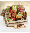 Meat, Cheese & Nuts Gourmet Gift Crate