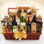 Enormous Wine Gourmet Splendor Gift Basket 