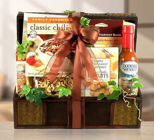 Spicy Gourmet Gift Basket for Dad by