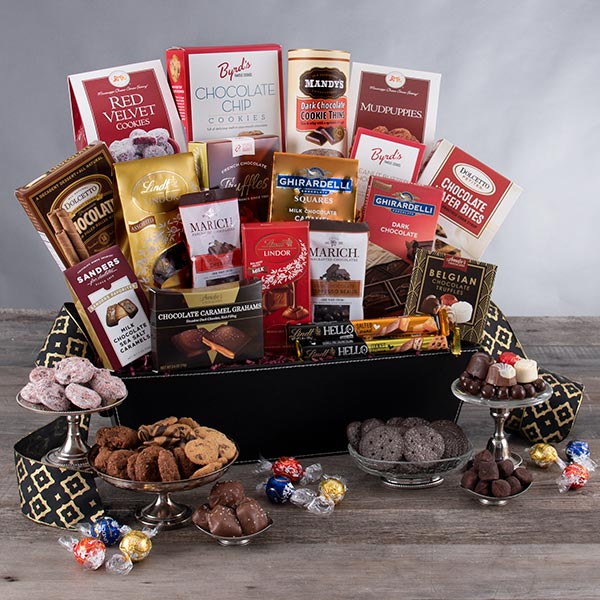 Grand Chocolate Christmas Gift Basket by