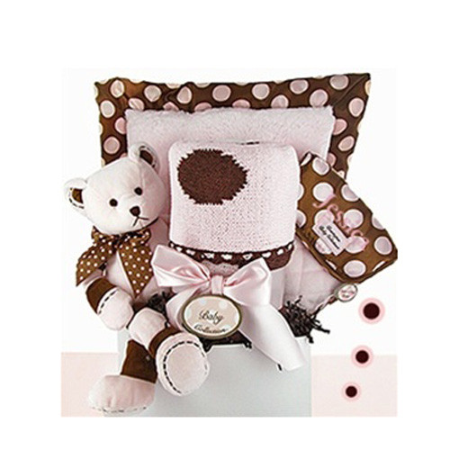 Personalized Deluxe Swanky Dots Girl Gift