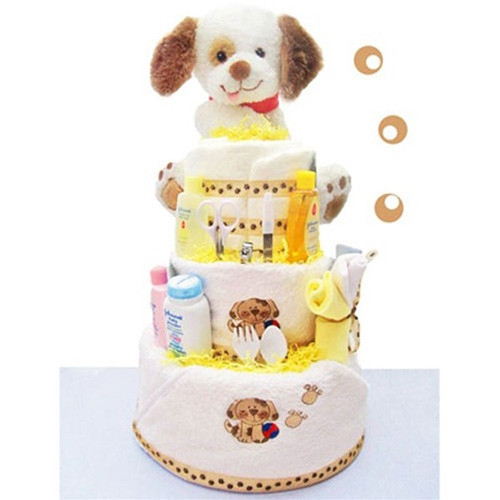 Puppy Paws 3 Tier Diaper Cake