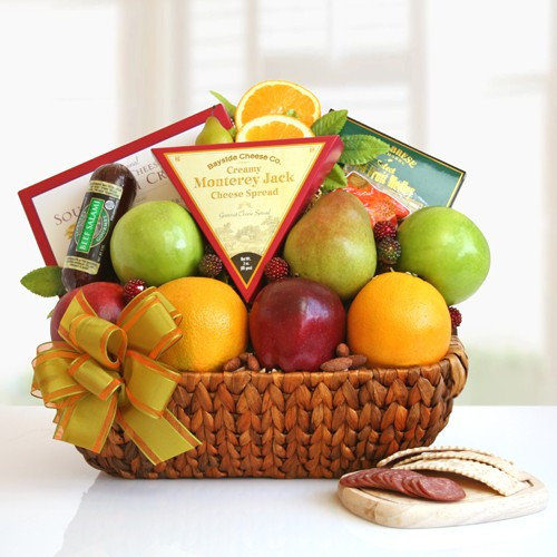 Festivity of Fresh Fruit Gift Basket