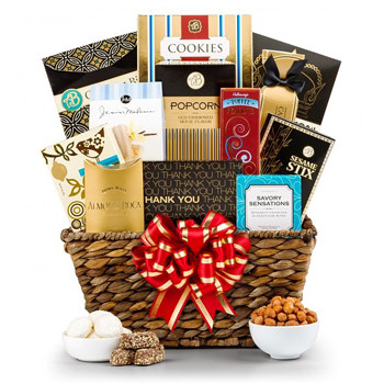 Delicious Gratitude Gift Basket