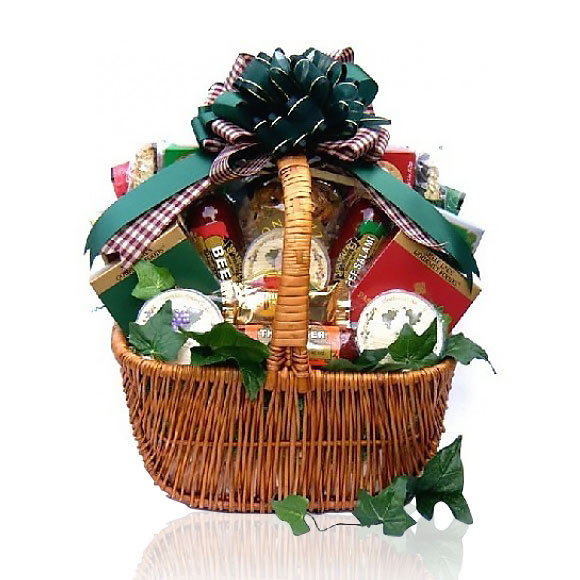 A Cut Above - Cheese and Sausage GIft Basket