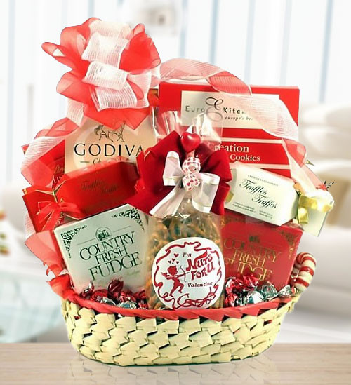 Sweet Valentine's Romantic Gift Basket