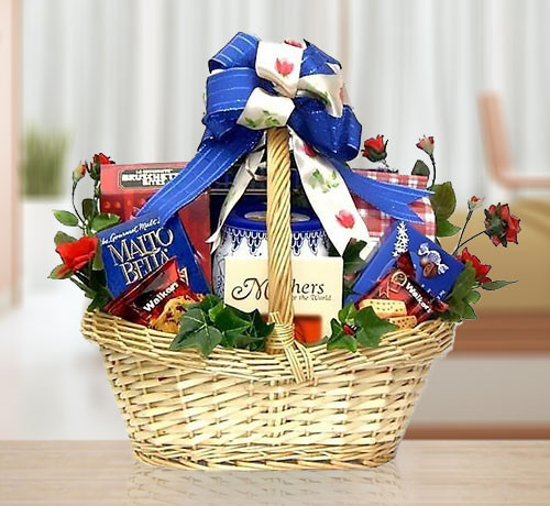 Be Happy, Mom! Gift Basket of Gourmet Delicacies
