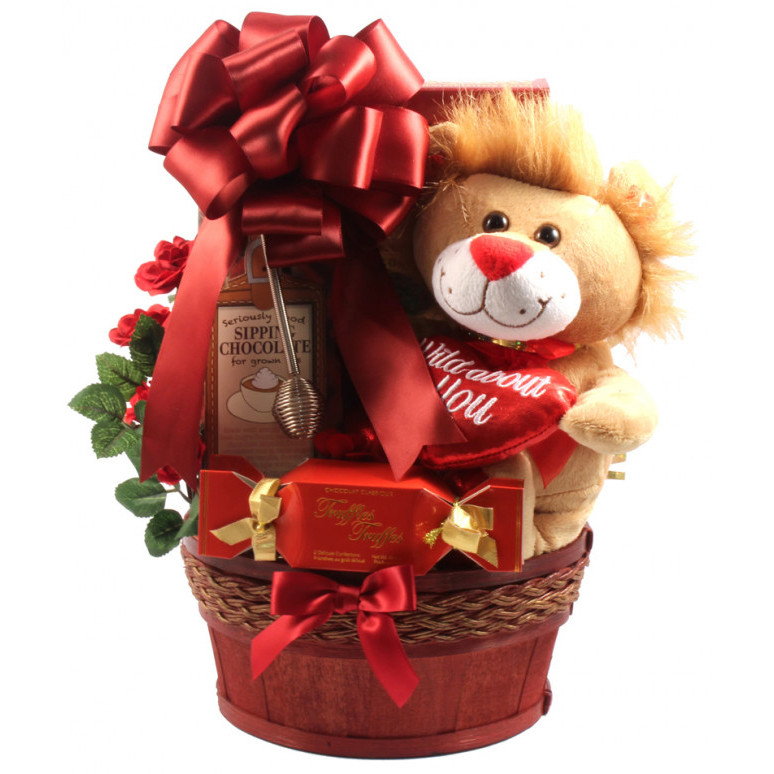 I Love You! Romantic Gift Basket for the Sweet Tooth