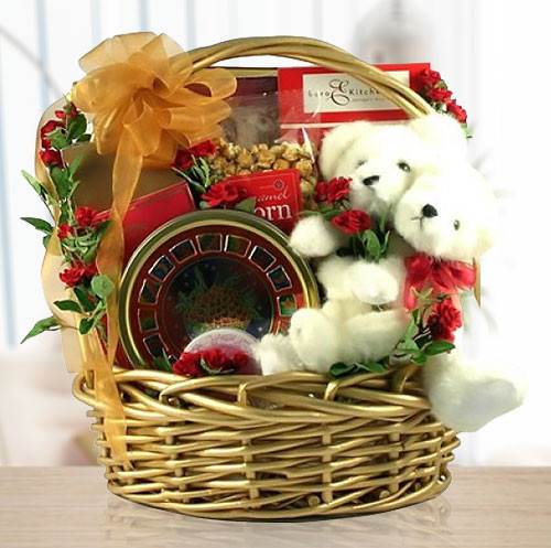 Sweet Love Will Save the World Romantic Gift Basket