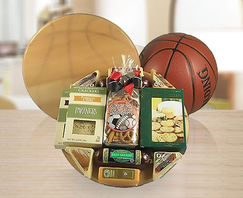 Basketball Fans Deluxe Gourmet Gift Basket