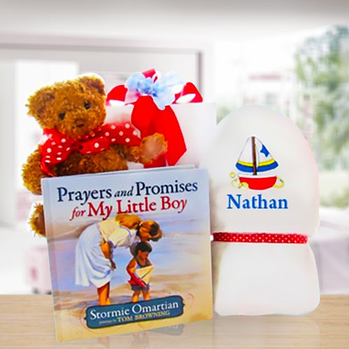 Prayers For My Little Boy Gift Set