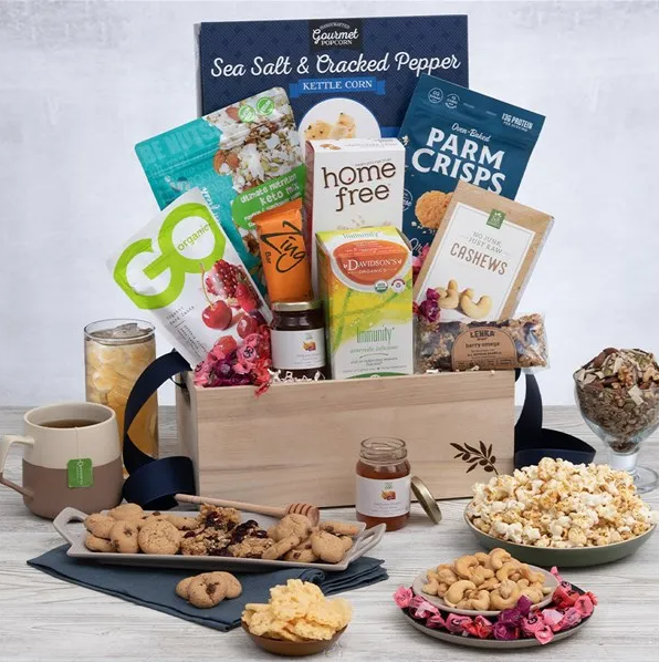 Healthy Snack & Dried Fruit Gift Basket
