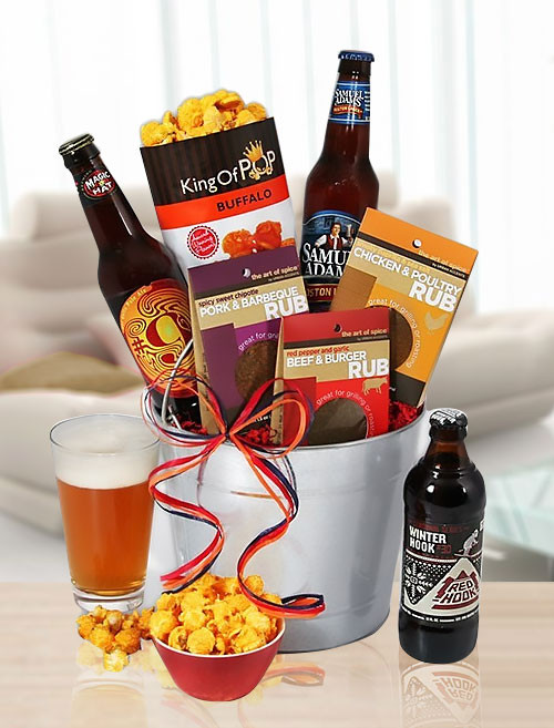 Barbecue & Gourmet Beer Gift Basket