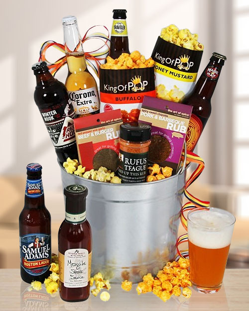 A Tremendous Barbecue Party Beer Gift Basket