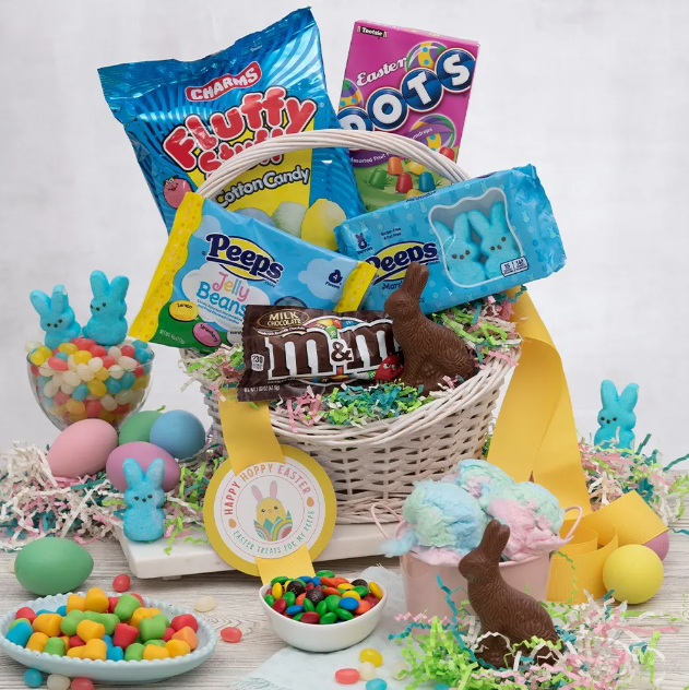 Classic Easter Bunny Basket of Sweets
