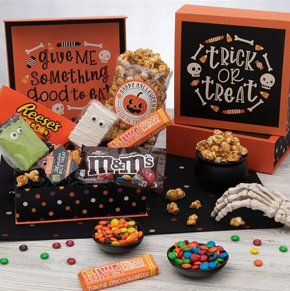 Spooky Halloween Gift Tin of Snacks