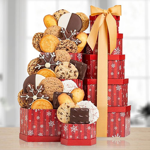 Happy Holdiays! Cookie Tower Gift