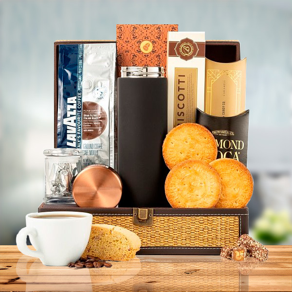 From Italy With Love Lavazza Coffee, Chocolate and Biscotti Gift