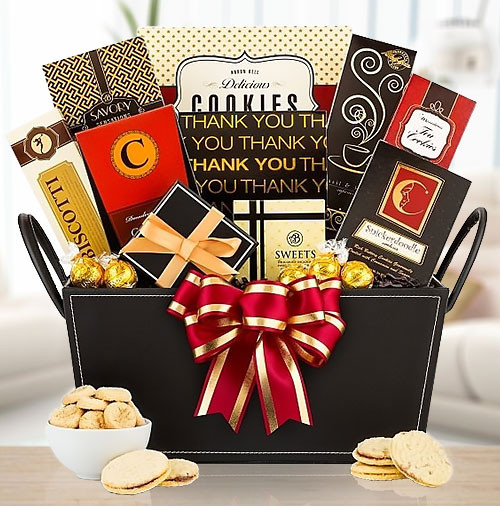 VIP Thank You Gift Basket of Sweet Treats