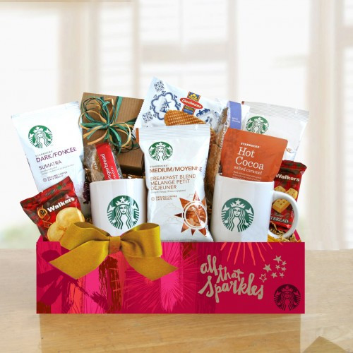 In the Starbucks World Holiday Gift Basket