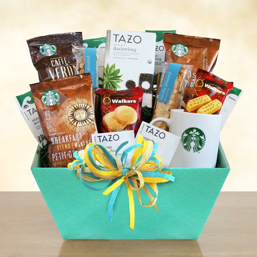 Starbucks Assorted Coffee, Tea and Sweets Gift Box
