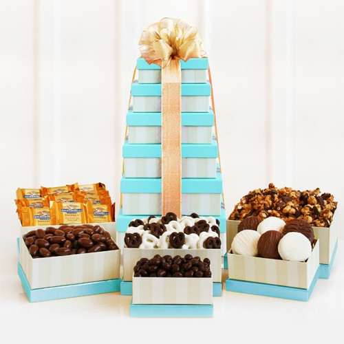 Elegant Gift Tower of Sweets