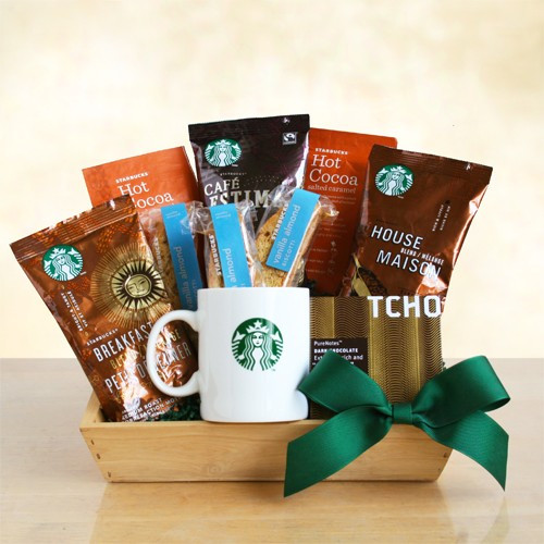 Warm Starbucks Happy Birthday Wishes Gift Crate