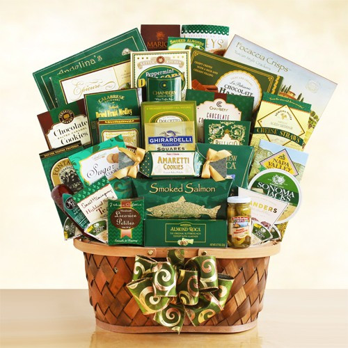 Extraordinary Abundance Gift Basket Of Gourmet 