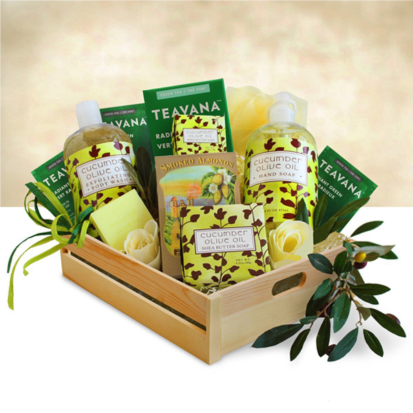 Natural Cucumber Olive oil Spa Set Gift 