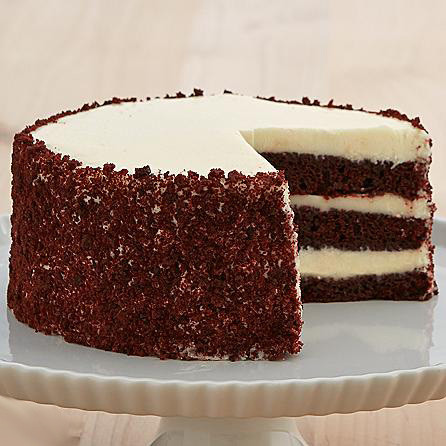 Valentines Wishes Red Velvet Cake