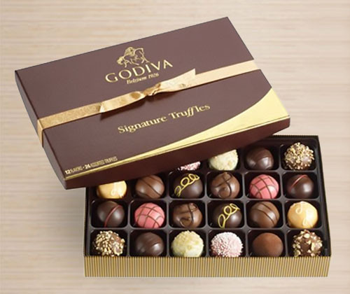 Finest Godiva Truffles Gift Box  