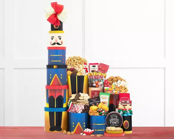 Nutcracker Godiva & Ghirardelli Holiday Assortment Gift Tower