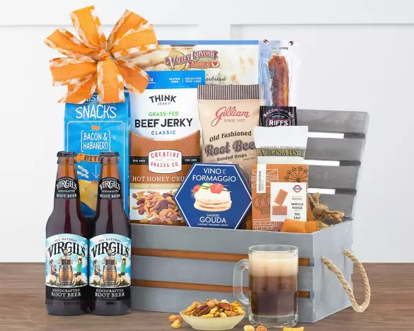 Root Beer & Sweet Gourmet Gift Basket
