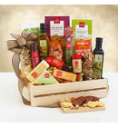 Exclusive Meat, Cheese & Nuts Gourmet Gift Crate