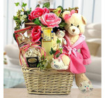 A Very Special Beary Gift Basket of Delights  for Girls