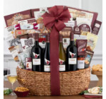 Wine & Godiva Gourmet Celebration Gift Basket