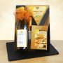 Elegant Chardonnay & Cheese Gift Board