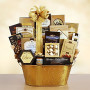 Festive Godiva & Ghirardelli Gourmet Gift Basket