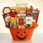 Smiling Pumpkin Sweet Halloween Gift Basket