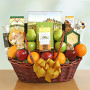 Be Healthy Gift Basket of Fruit & Gourmet
